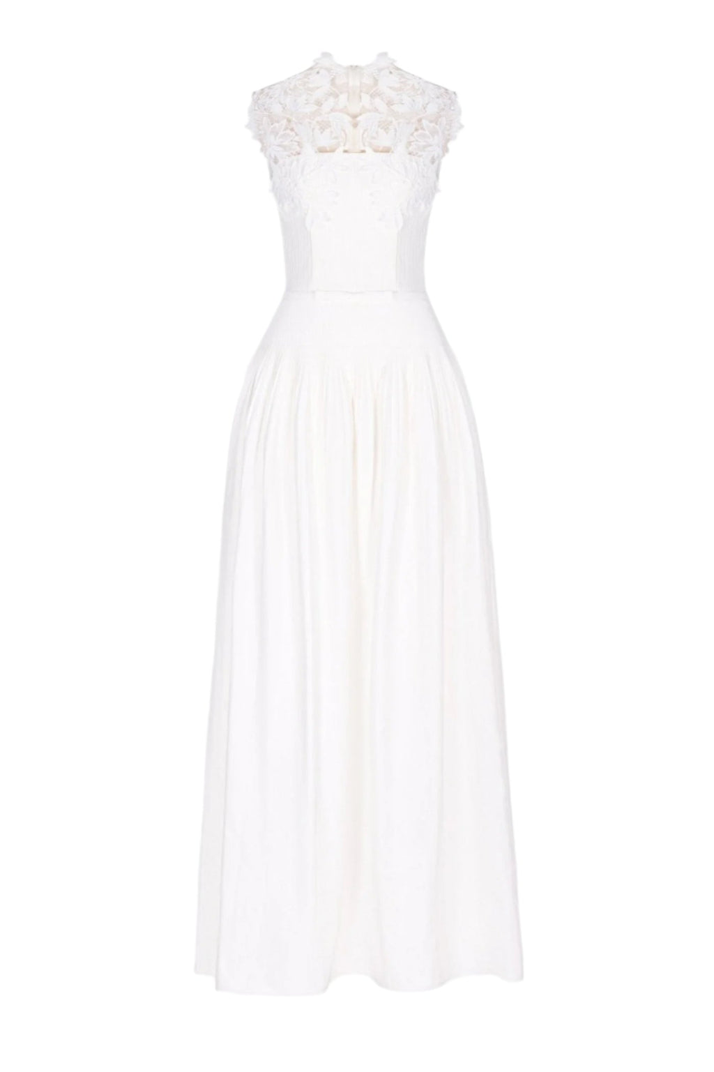 Floral Lace Sleeveless Maxi Dress