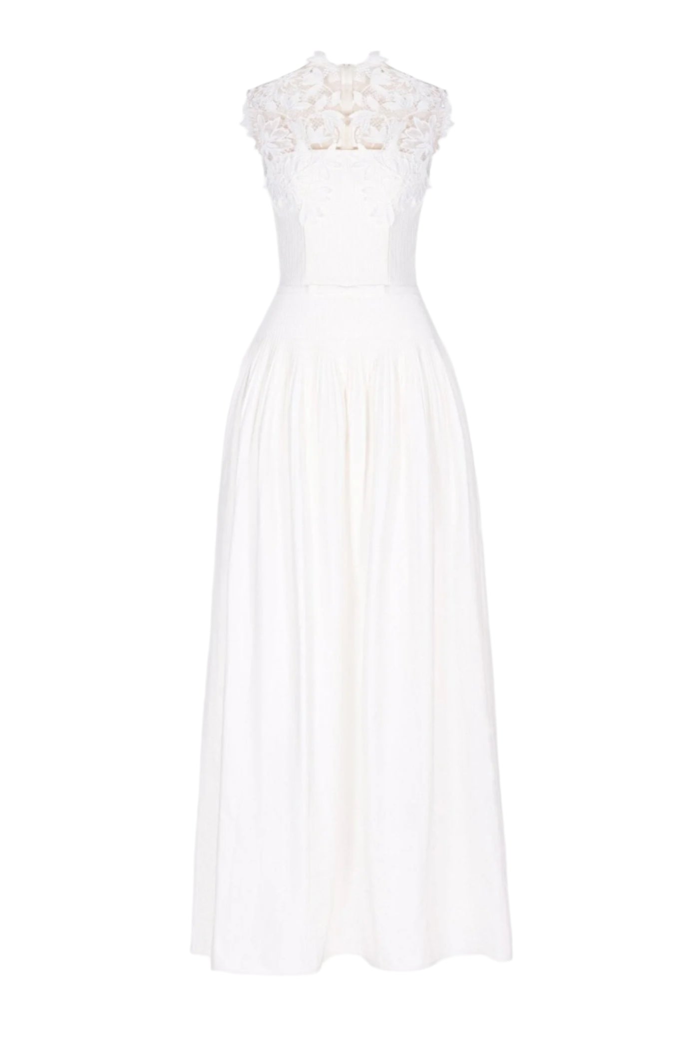 Floral Lace Sleeveless Maxi Dress