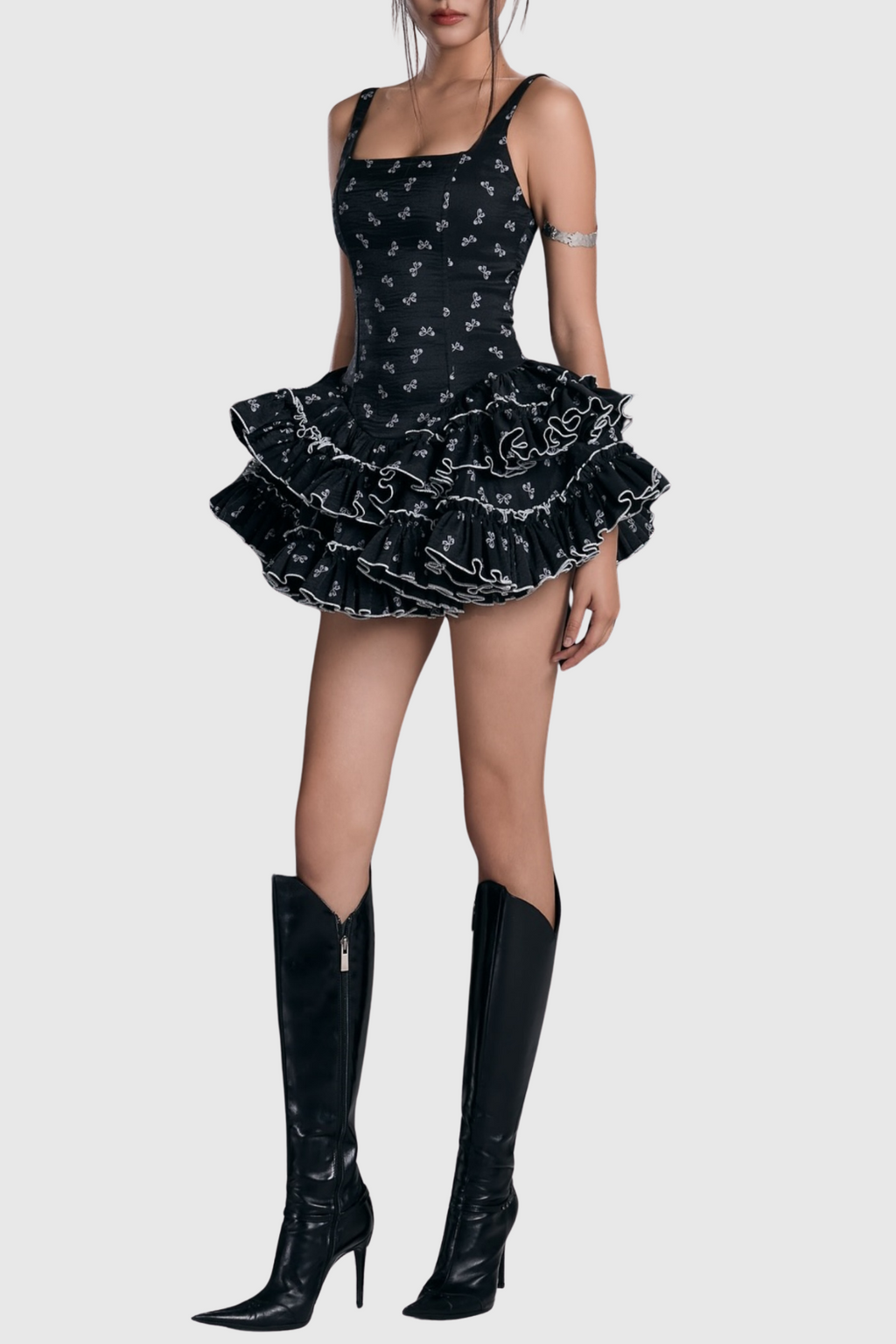 Berkeley Ruffle Mini Dress