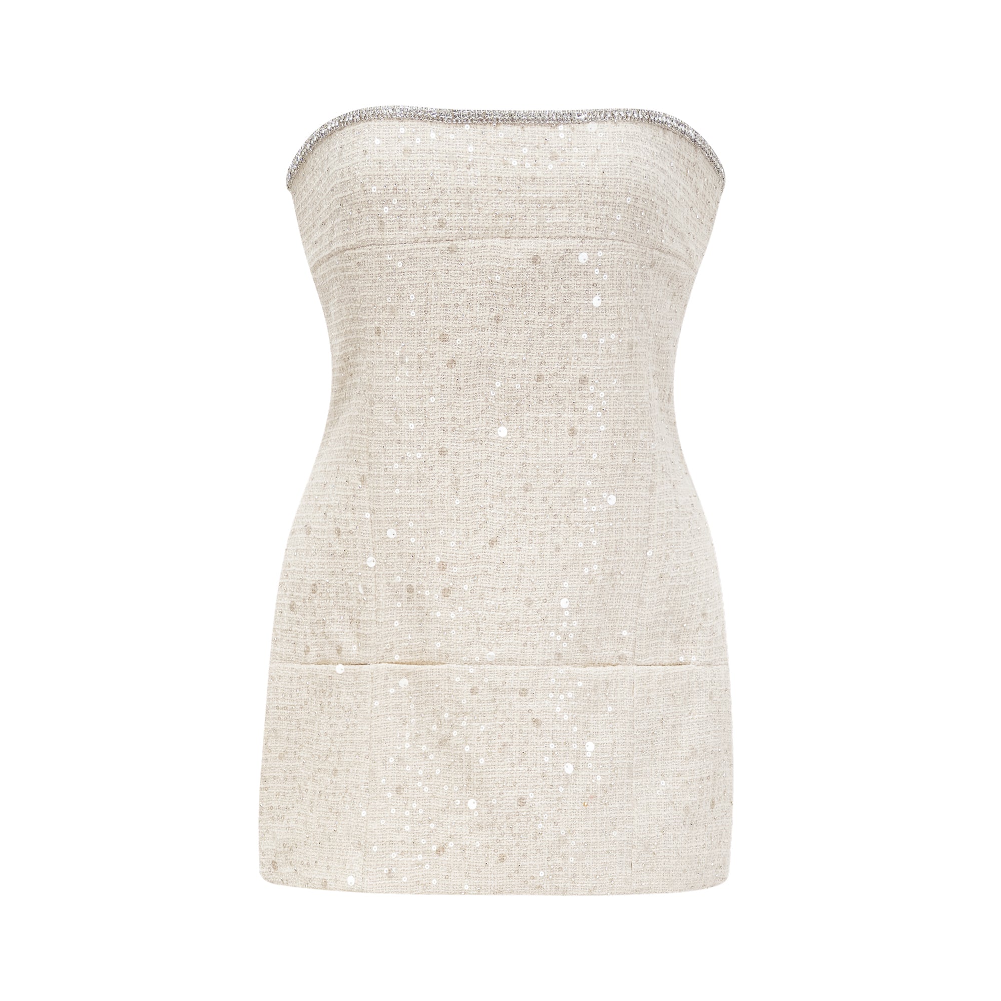 Filomena embellished tweed top & skirt matching set