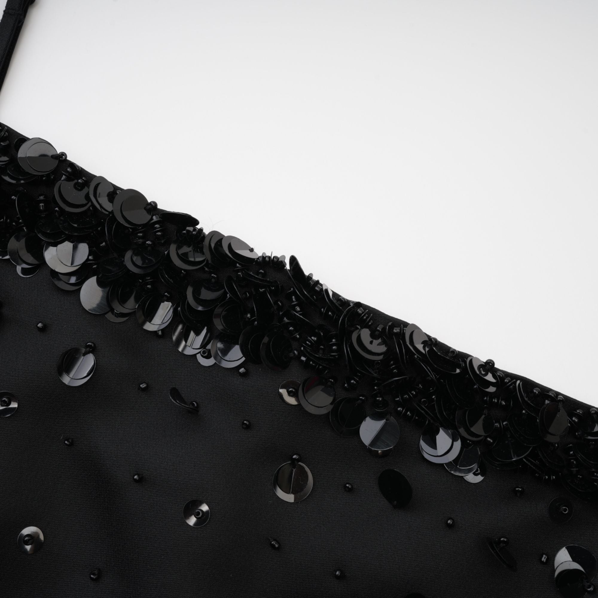 CHARLENE EMBELLISHED ASYMMETRIC DRESS