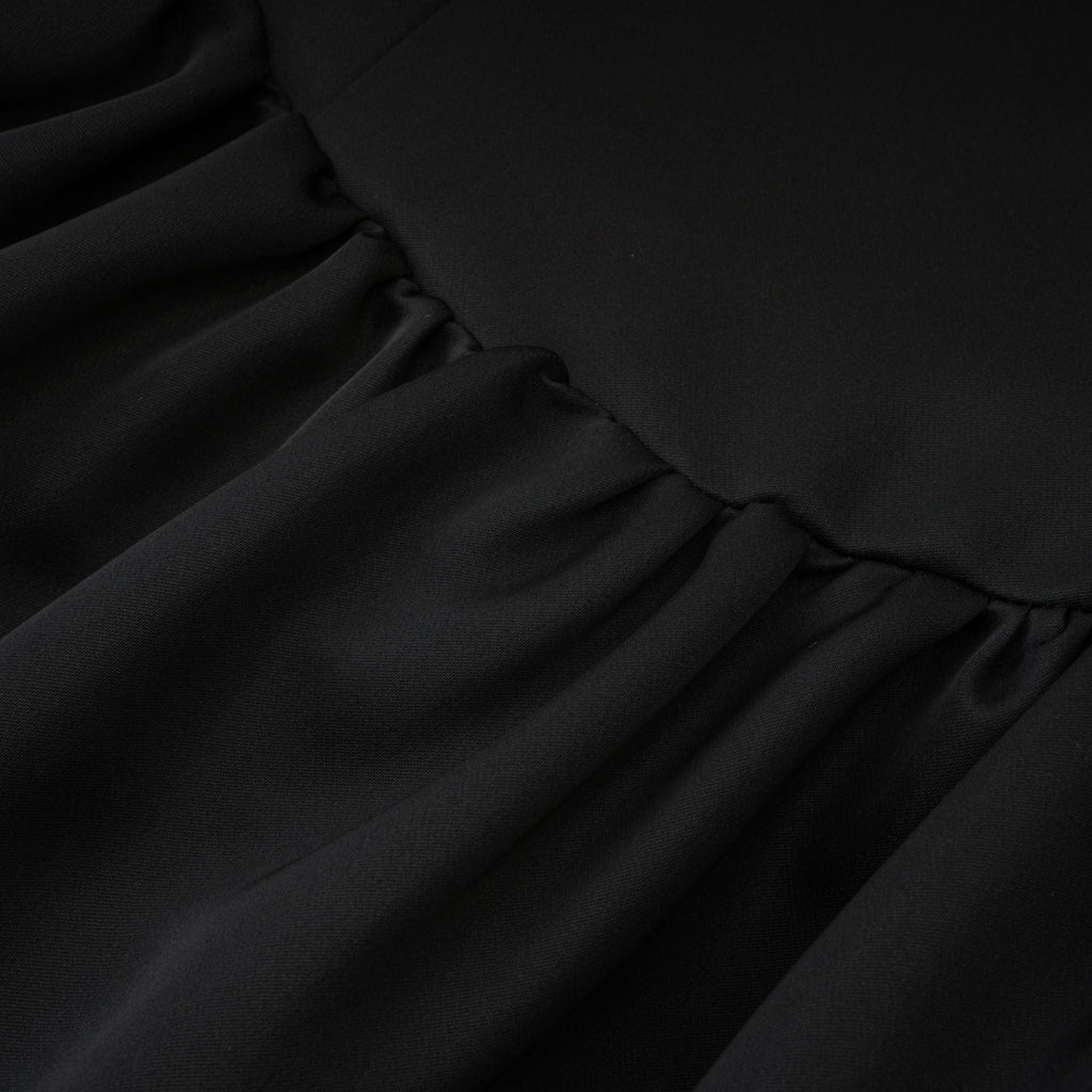 CHARLENE EMBELLISHED ASYMMETRIC DRESS