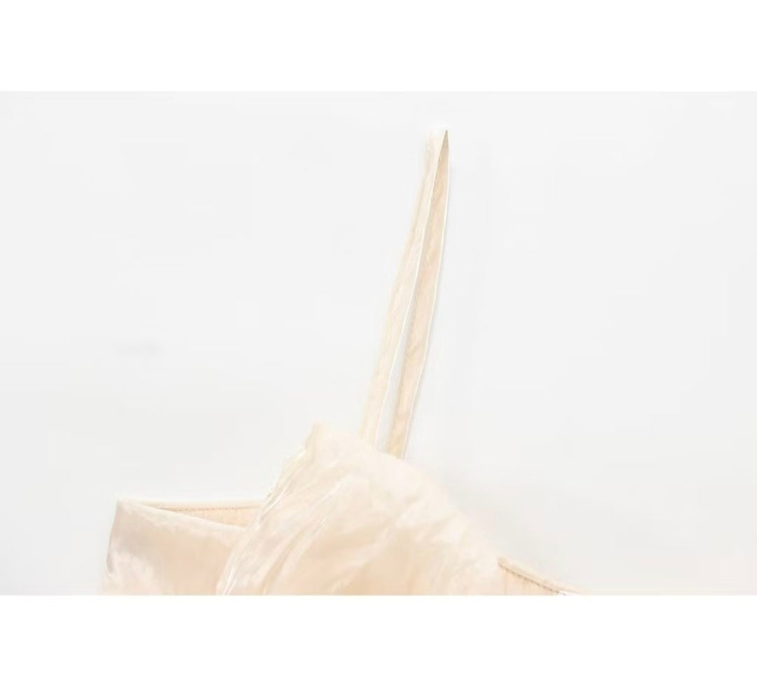Addison Bownot Top In Ivory