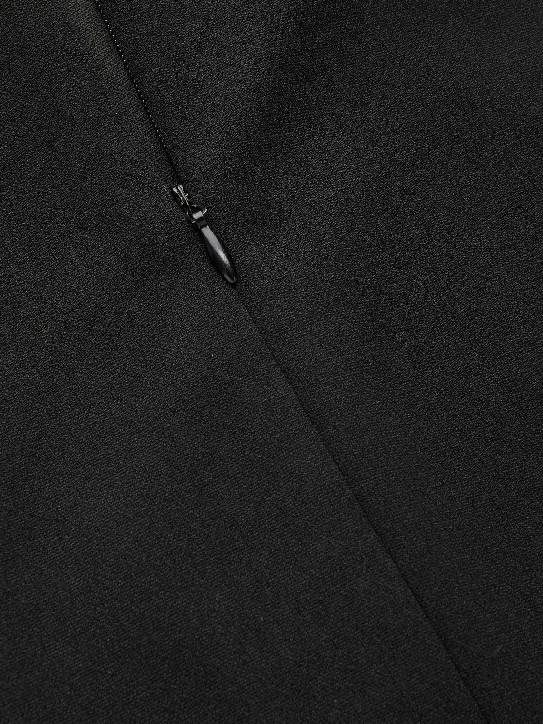 Two Tone Bow Tie Ruffle Midi Dress