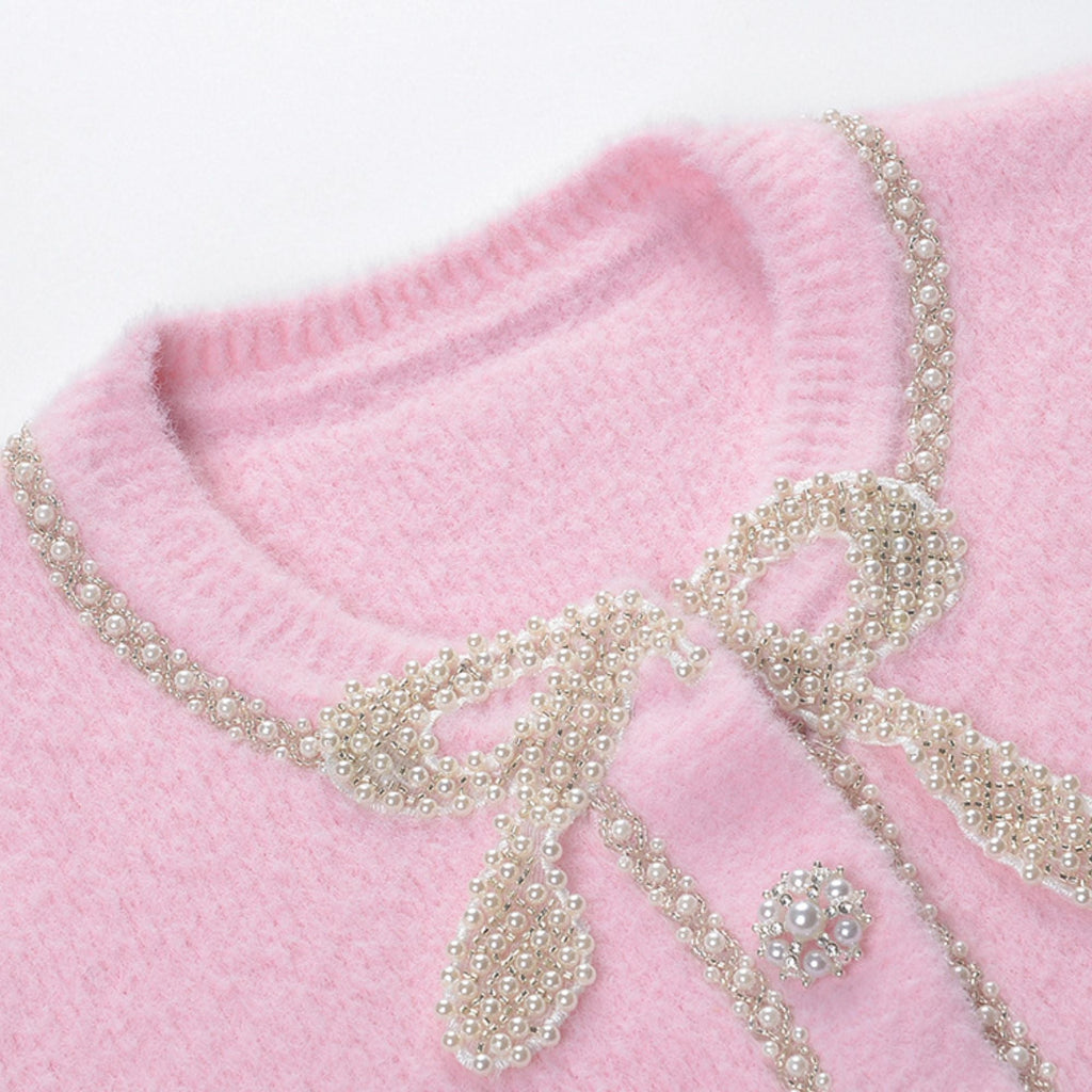 pink jacket & skirt matching set