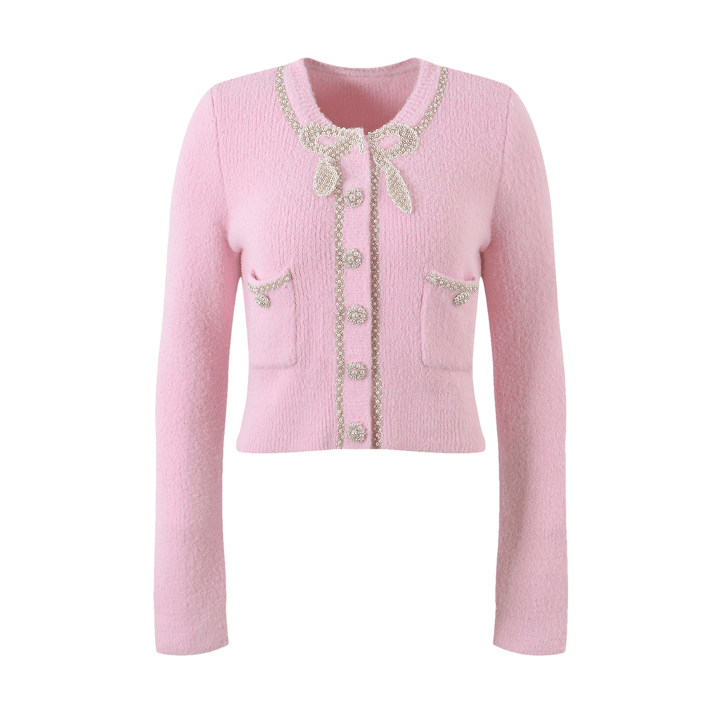 pink jacket & skirt matching set