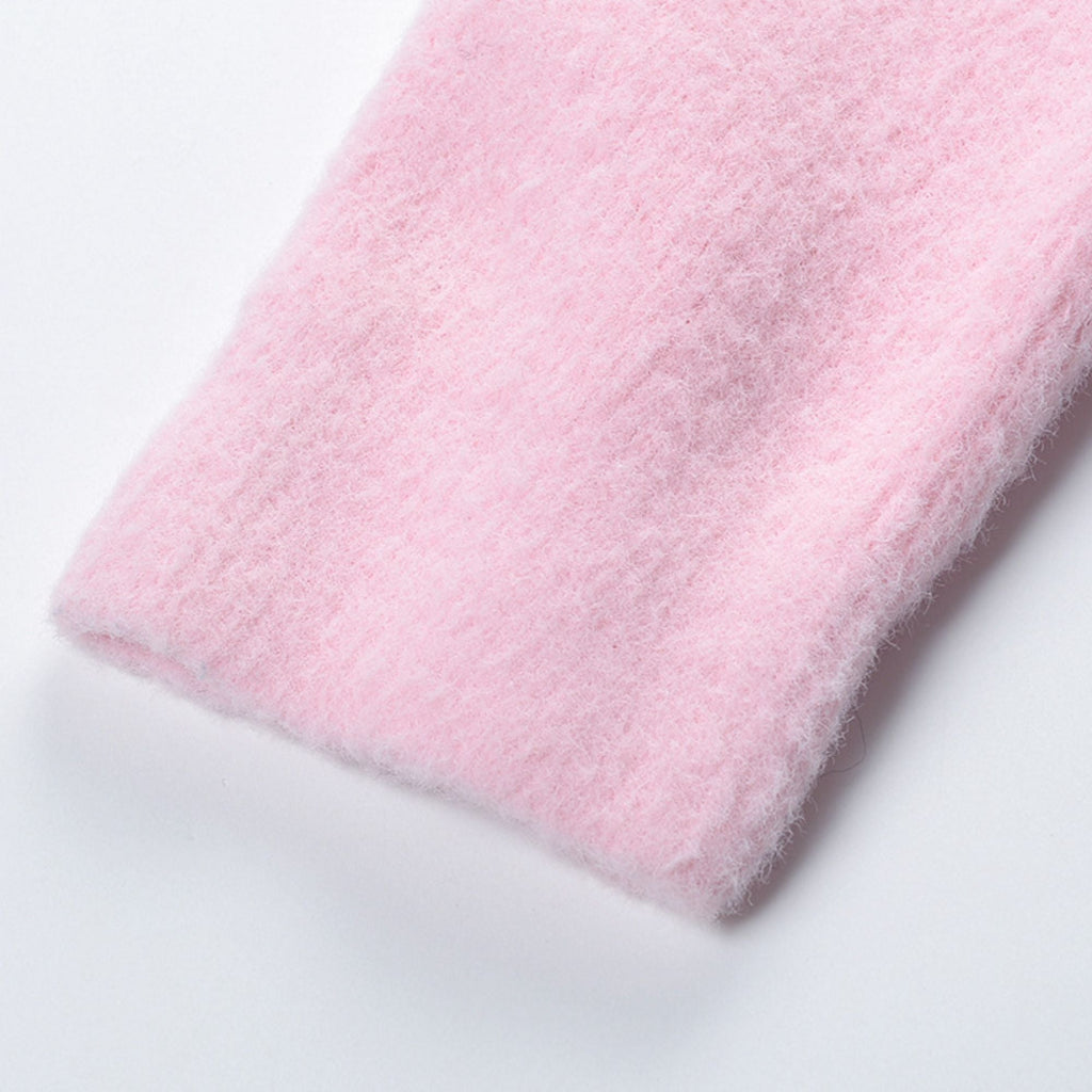 pink jacket & skirt matching set