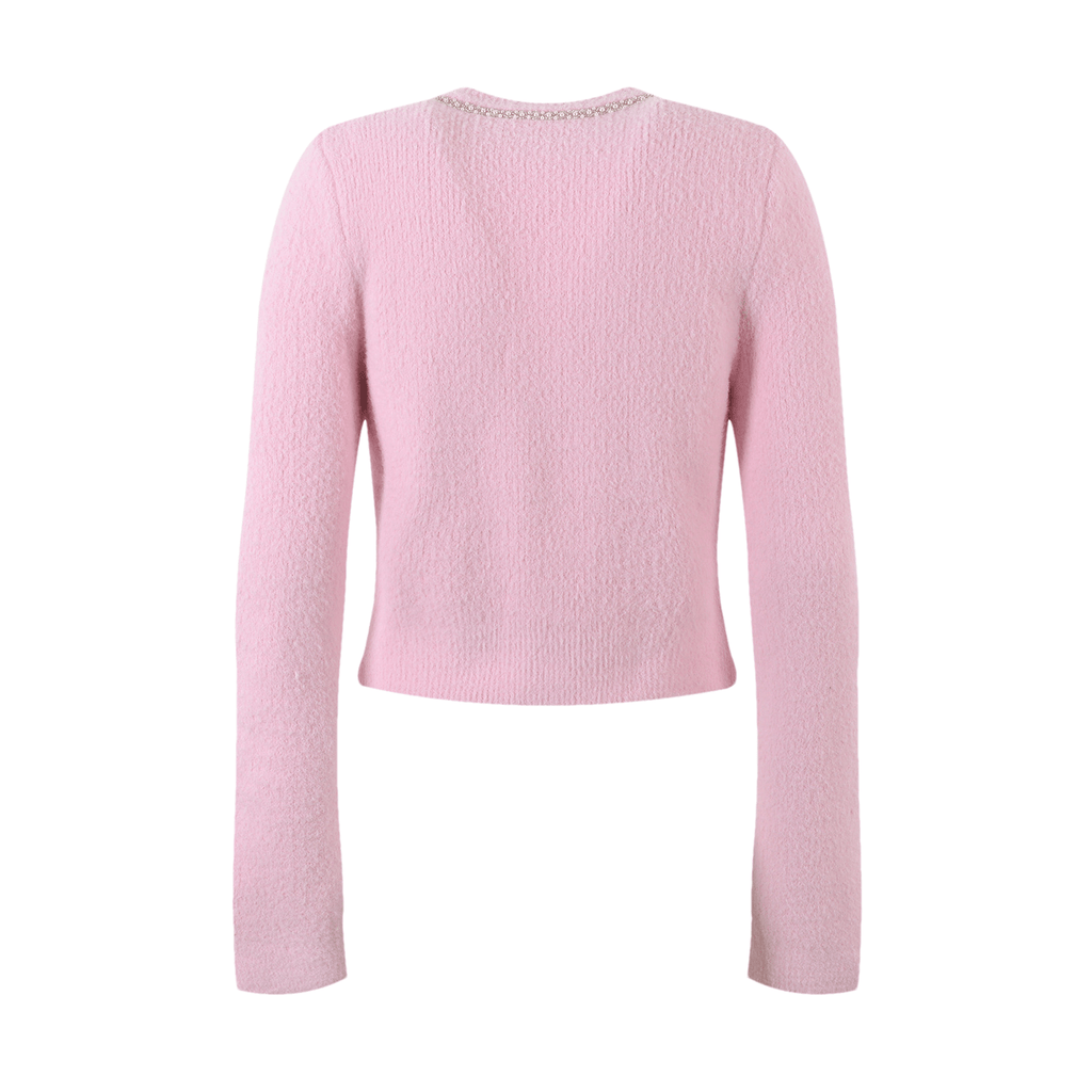 pink jacket & skirt matching set