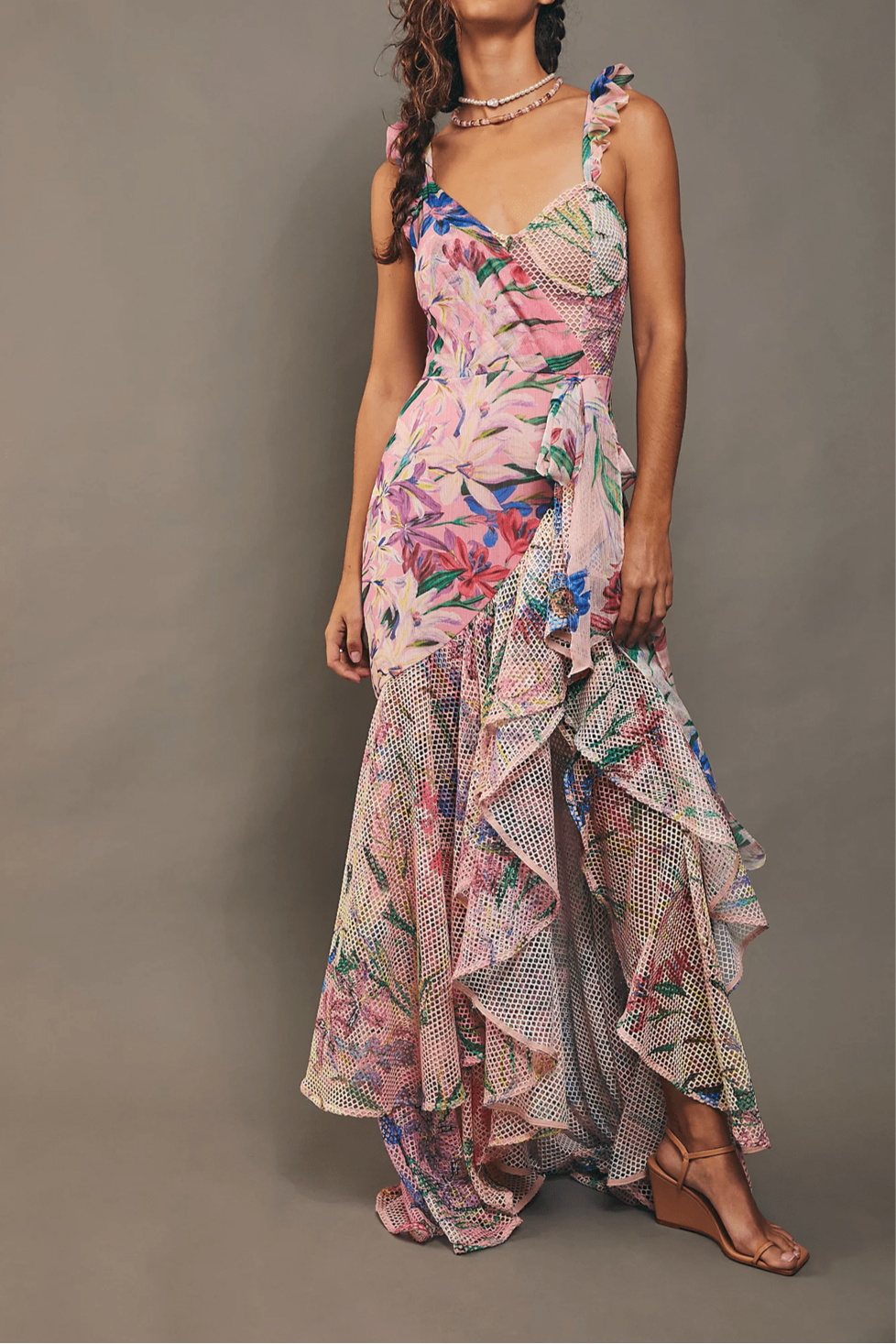 Rhys Printed Ruffle Two-piece Swim Set