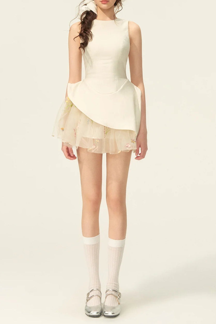 Liechti Floral Layer Mini Dress