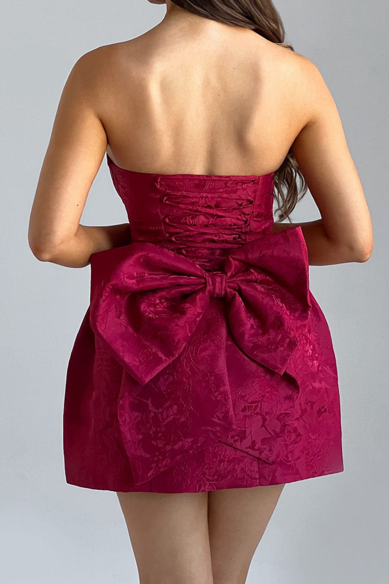 Elenora Mini Dress - Red