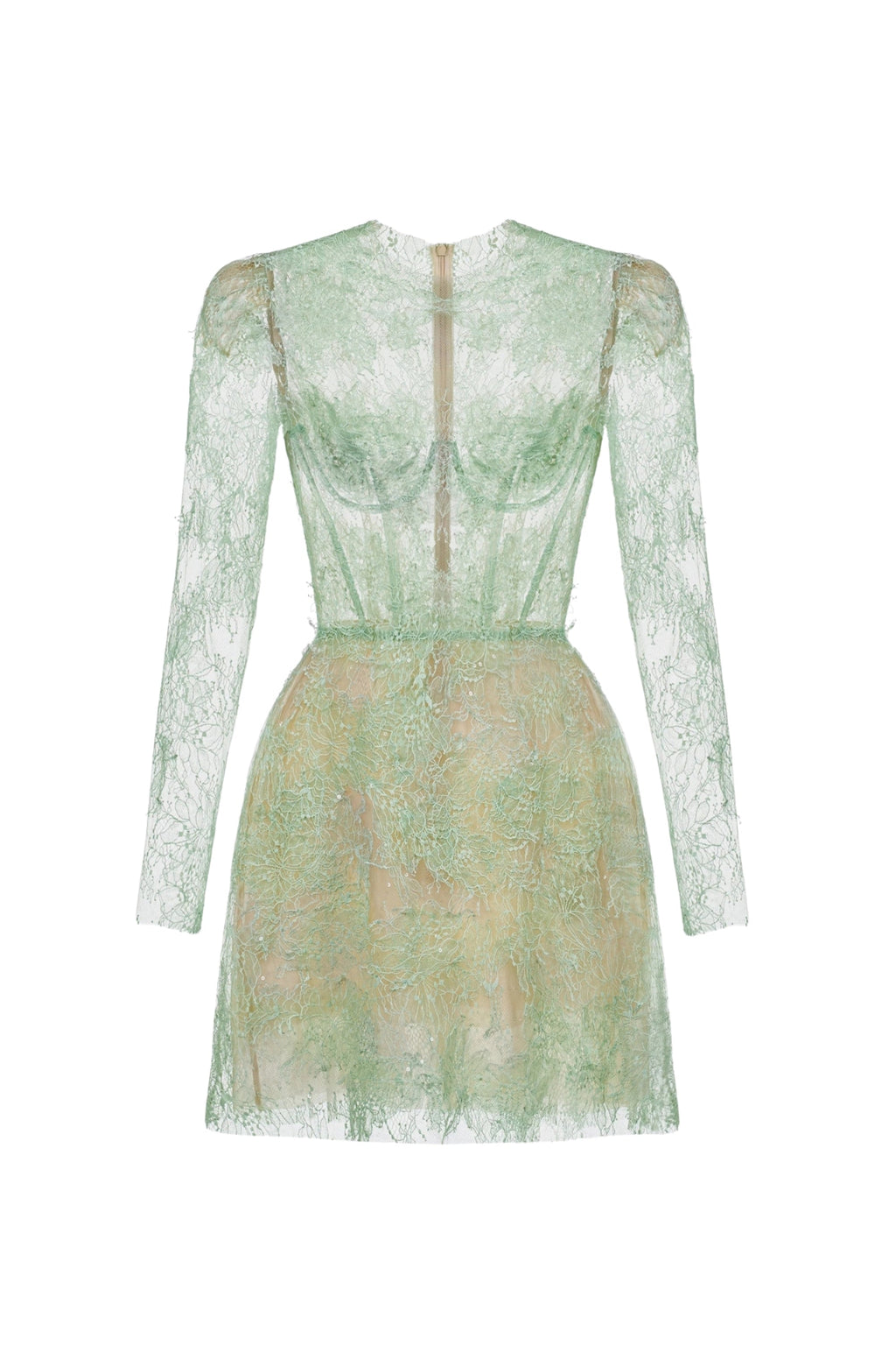 FLORAL AND RAMAGE EMBROIDERY MIDI DRESS