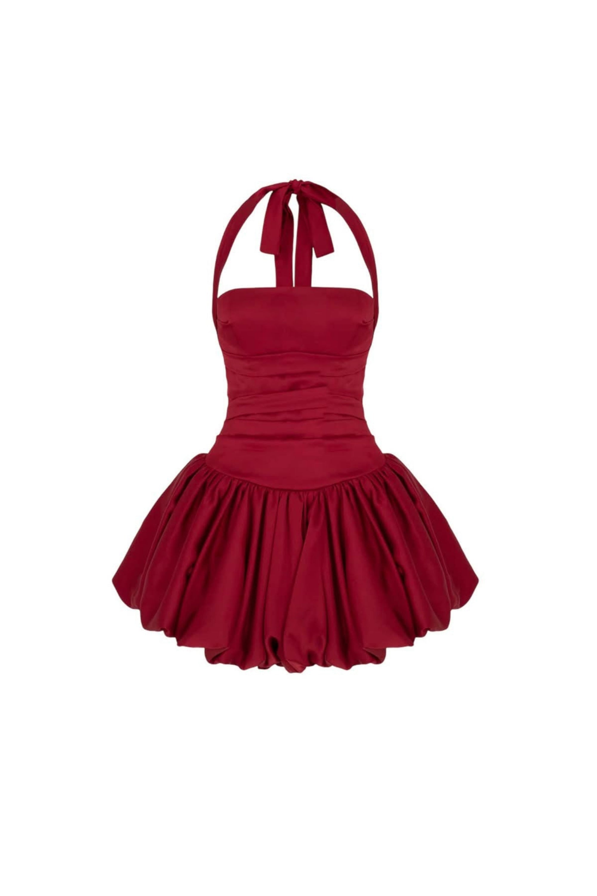 Rosetta Halter Bubble Mini Dress