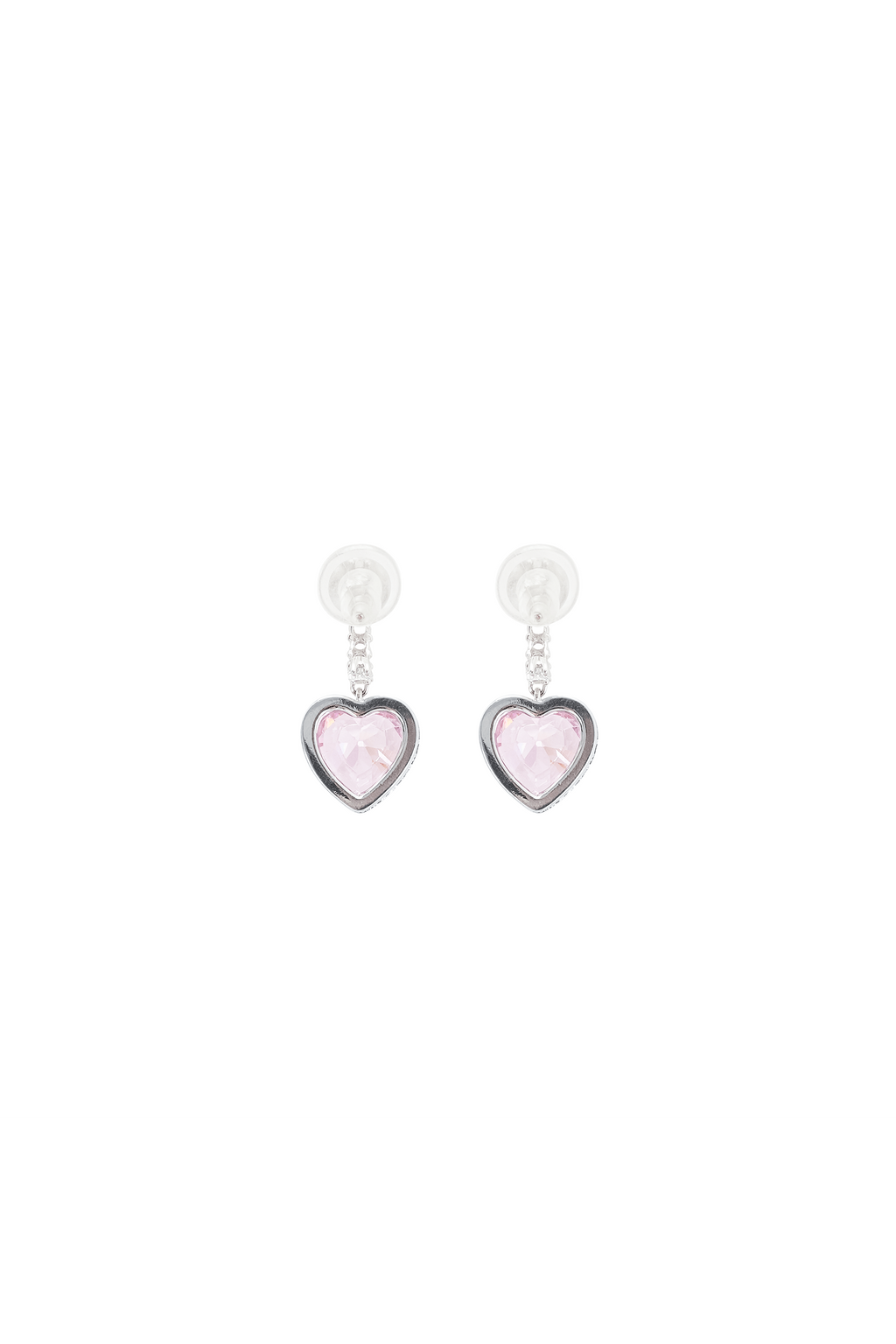 Heart pendant earring