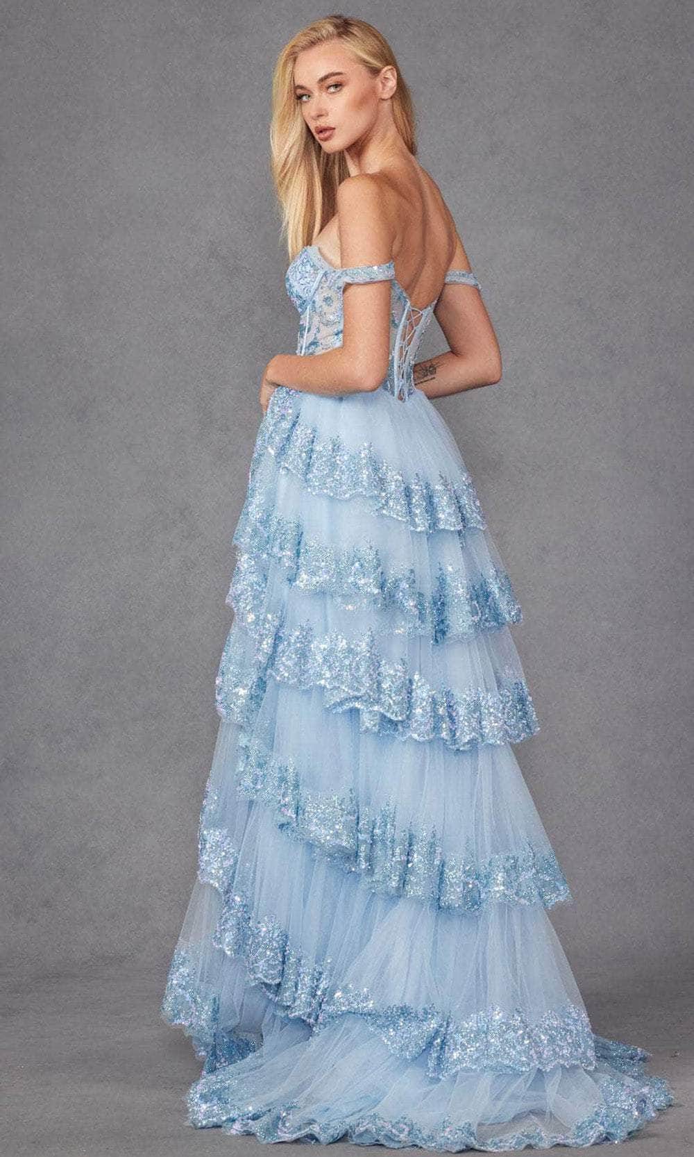 Juliet Dresses - Sequin Lace Sweetheart Prom Gown