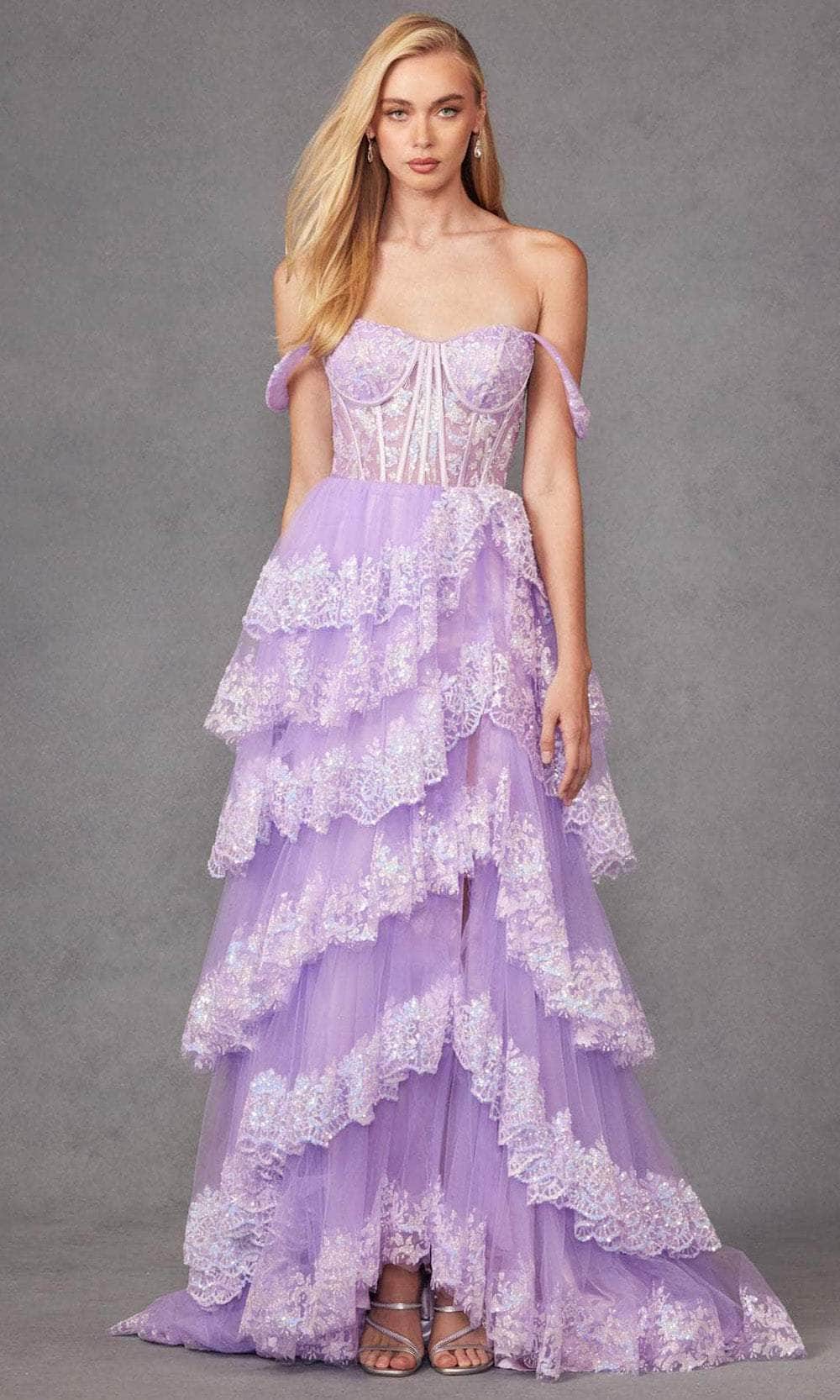 Juliet Dresses - Sequin Lace Sweetheart Prom Gown