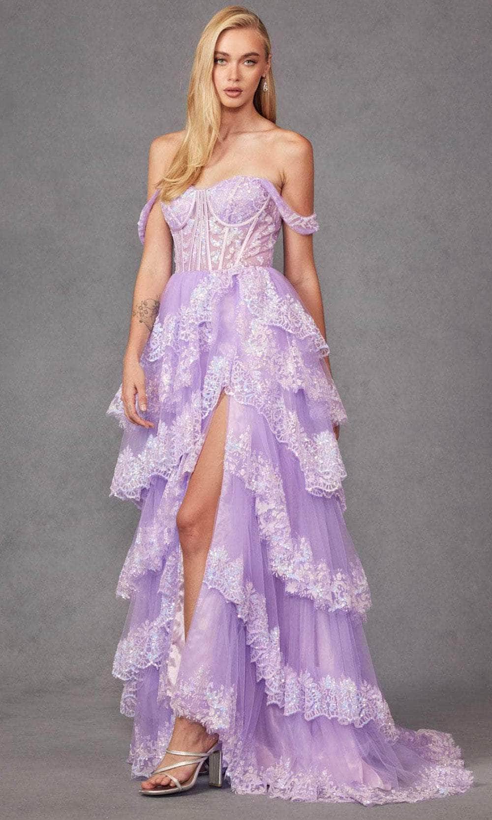 Juliet Dresses - Sequin Lace Sweetheart Prom Gown