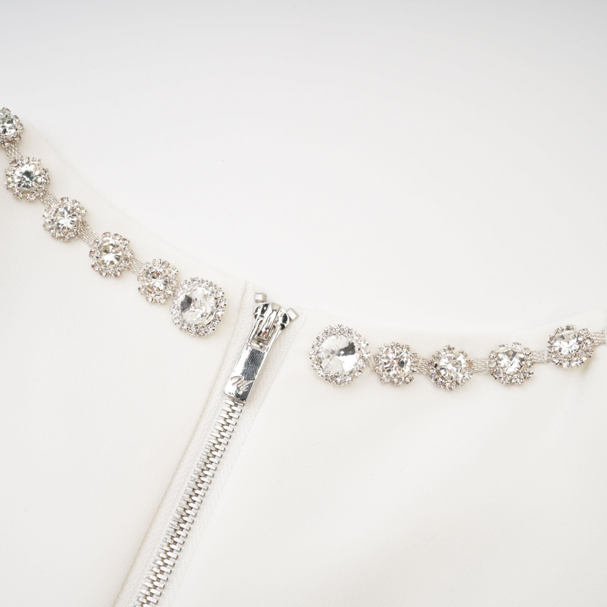 Quilleva embellished cropped jacket & shorts matching set